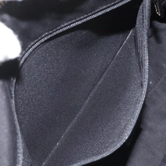 GUCCI Hand Bag Leather Black Gold - Picture 12 of 16